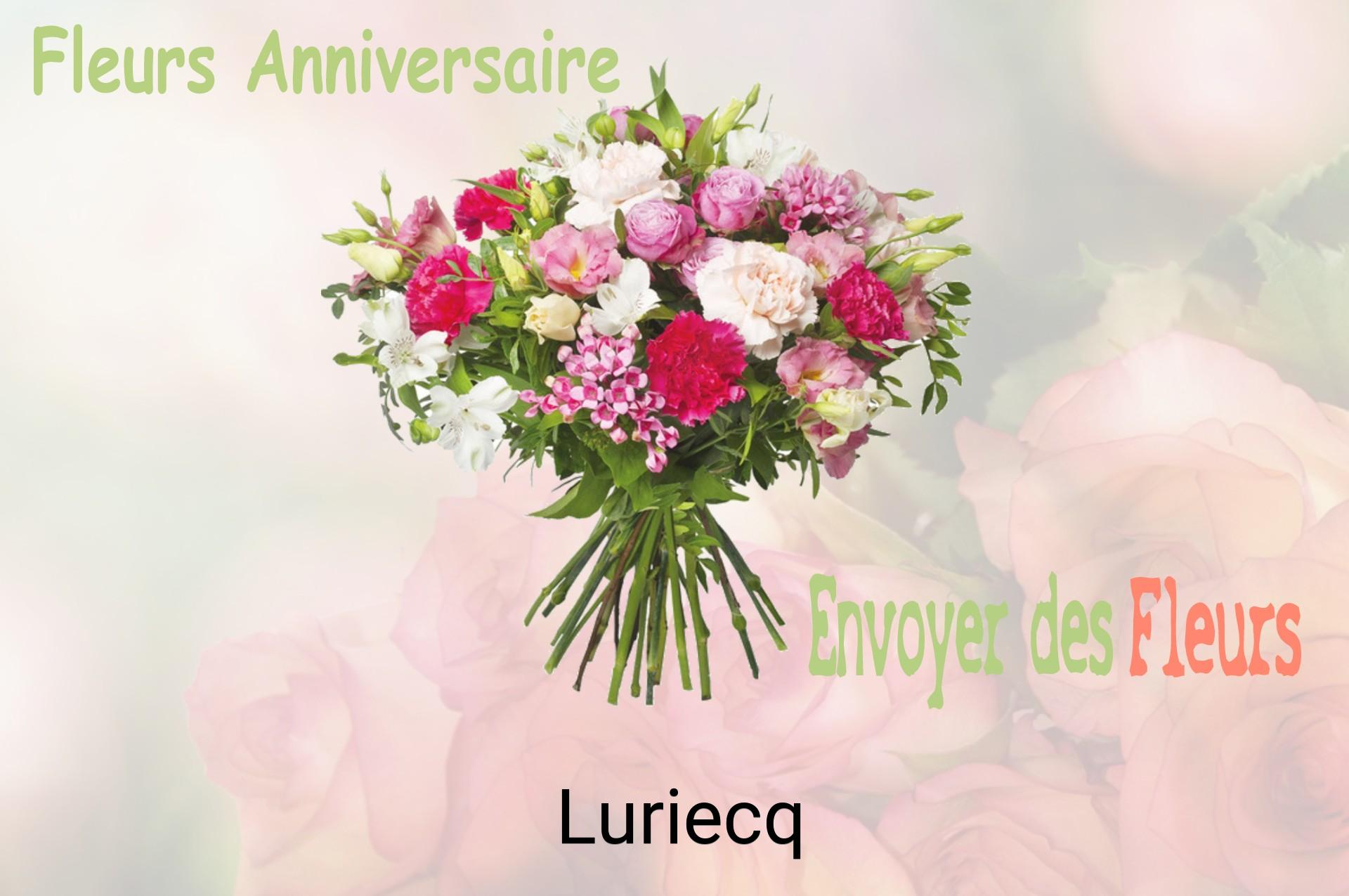 Bouquet de fleurs d’anniversaire livré à Luriecq