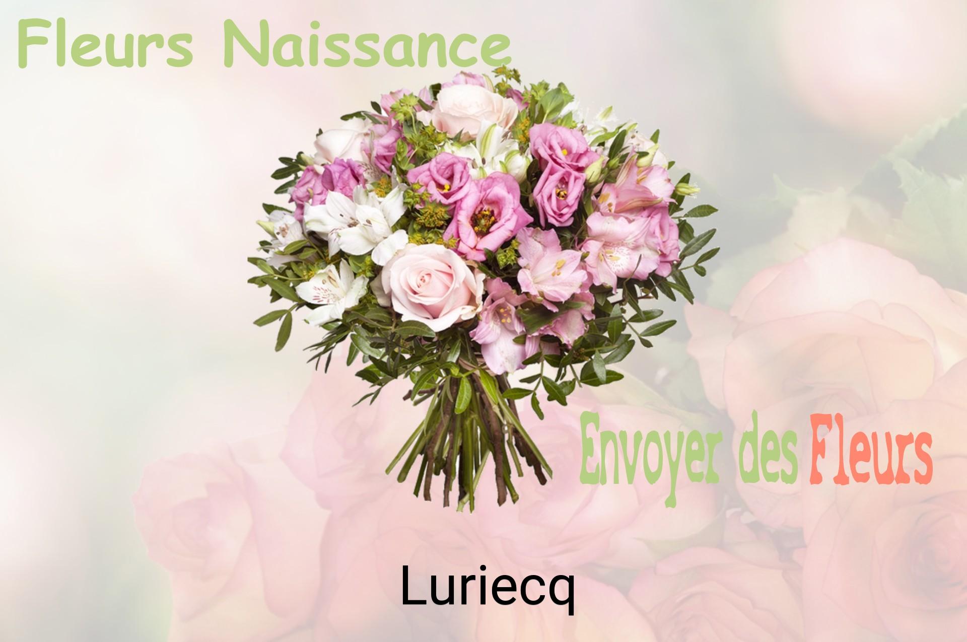 Bouquet de fleurs de naissance livré à Luriecq